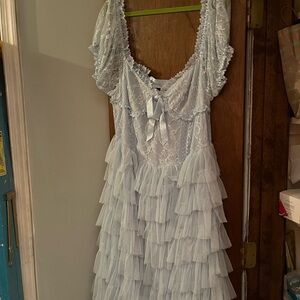 Amy Jane London- Sofia Lace Maxi Dress